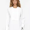 Bib-Front Blouse