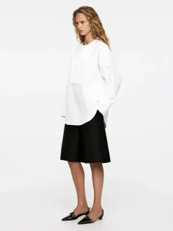 Bib-Front Blouse