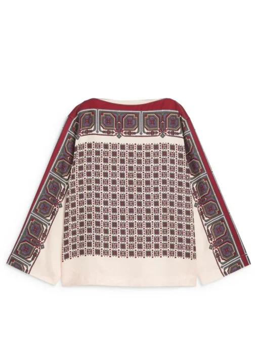 Boat-Neck Blouse