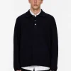 Boiled Wool Polo Shirt