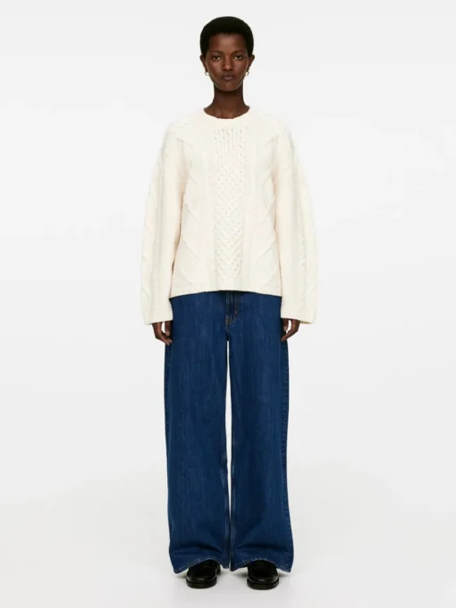 Cable Knit Wool Jumper