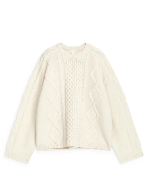 Cable Knit Wool Jumper