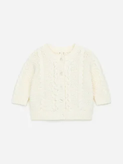 Cable-Knit Cardigan