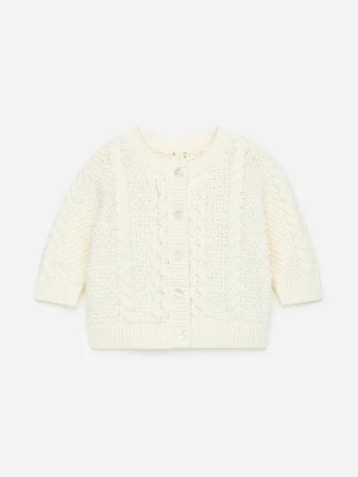 Cable-Knit Cardigan