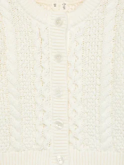 Cable-Knit Cardigan