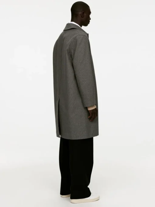 Checkered Car Coat