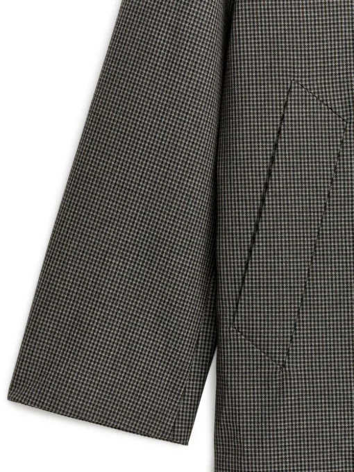 Checkered Car Coat