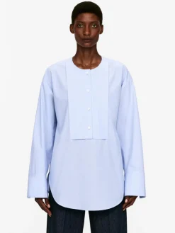 Cotton Bib Blouse