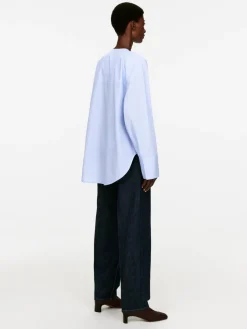 Cotton Bib Blouse