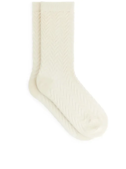 Cotton Chevron Socks