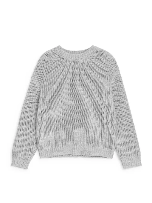 Crew-Neck Fisherman Jumper