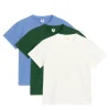 Crew-Neck T-Shirt Set Of 3