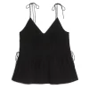 Crinkle Strap Top