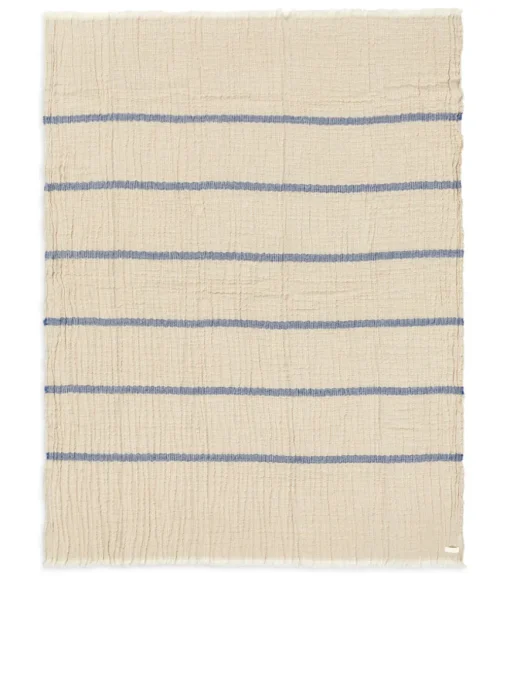 Crinkled Linen Blend Blanket