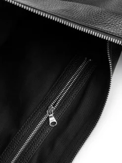 Curved Leather Bag
