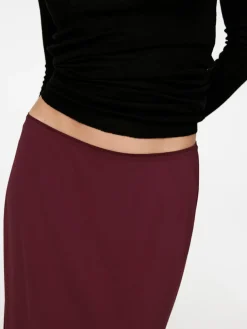 Drape Maxi Skirt