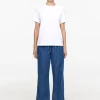Drawstring Denim Trousers