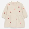 Embroidered Jersey Dress