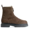 Faux Fur Leather Boots