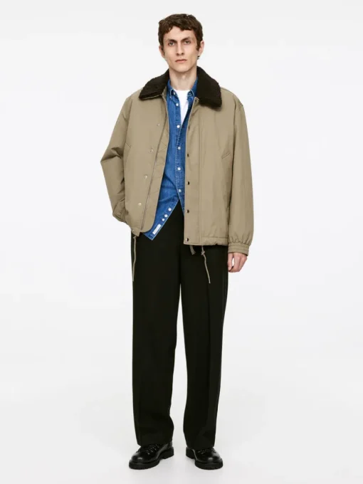 Faux-Fur Collar Jacket