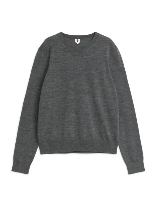 Fine-Knit Merino Jumper