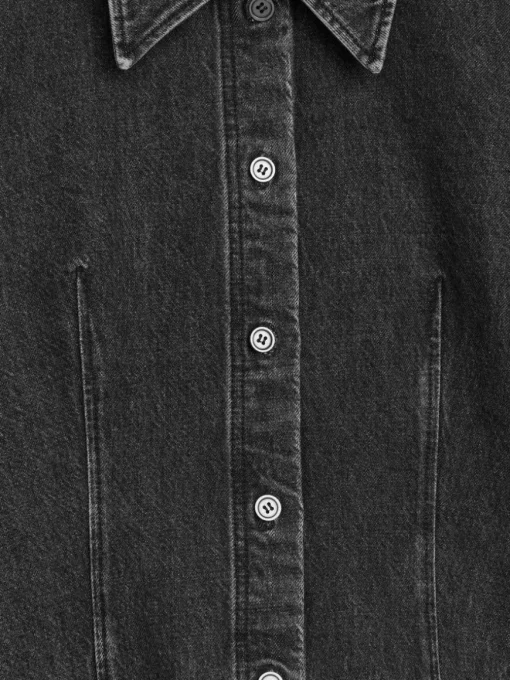 Fitted Denim Shirt