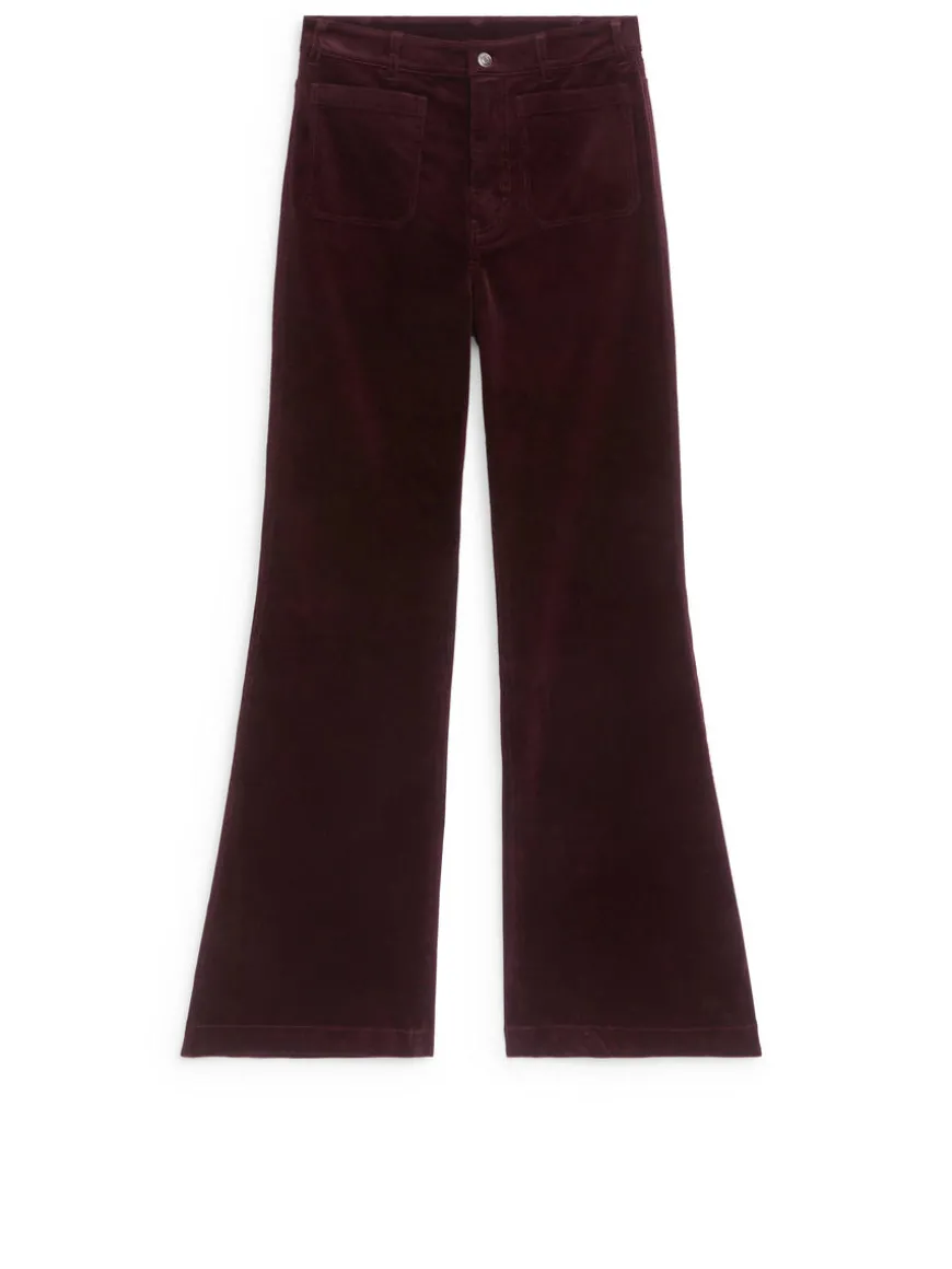 Flared Corduroy Trousers