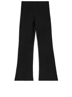 Flared Rib Leggings