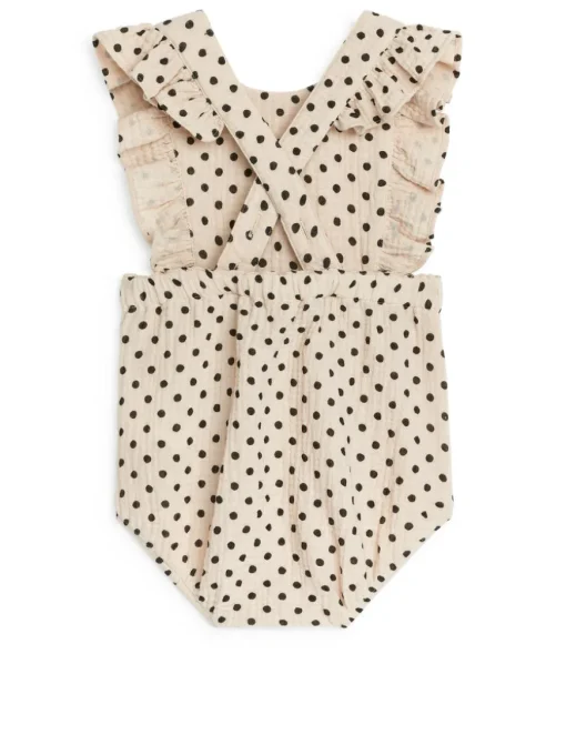 Frill Muslin Romper