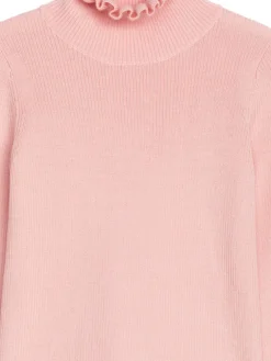 Frill-Collar Wool Jumper