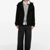 Fuzzy Wool-Blend Jacket