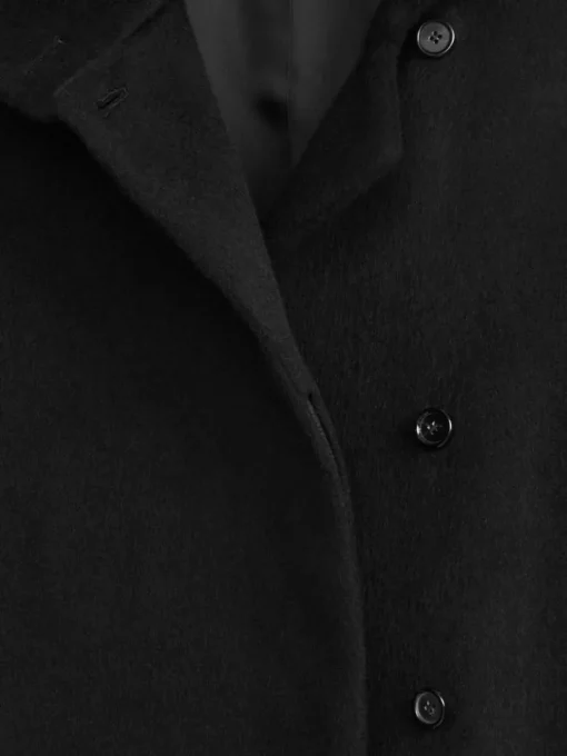 Fuzzy Wool-Blend Jacket