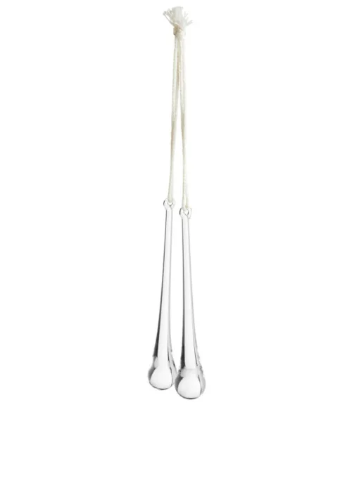 Glass Drops Set Of 2