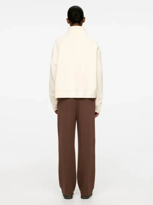 Half-Zip Cotton Sweatshirt