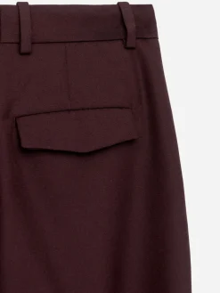 High-Waist Pleated Trousers
