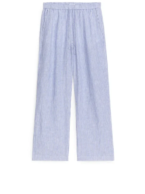 Linen Drawstring Trousers