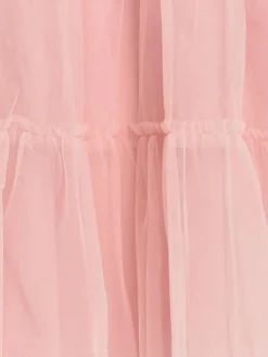 Long-Sleeve Tulle Dress
