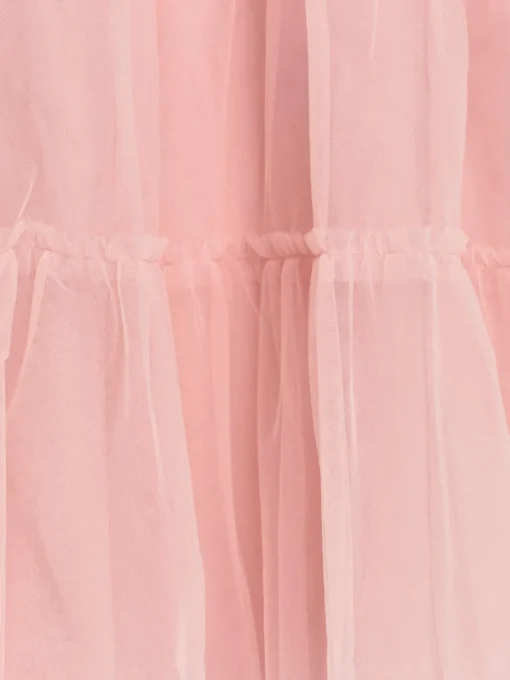 Long-Sleeve Tulle Dress
