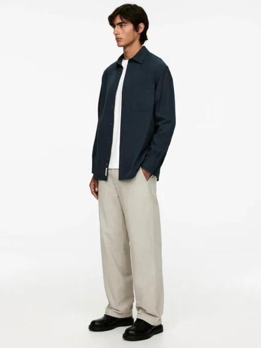 Lyocell Blend Twill Shirt