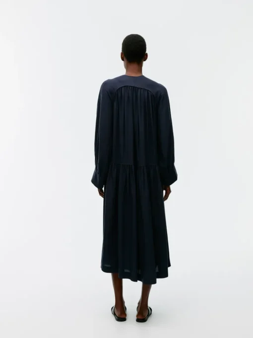 Lyocell-Linen Maxi Dress