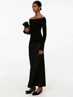 Maxi Satin Skirt