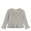 Metallic Frill Jumper