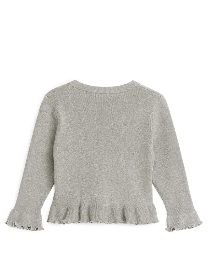 Metallic Frill Jumper