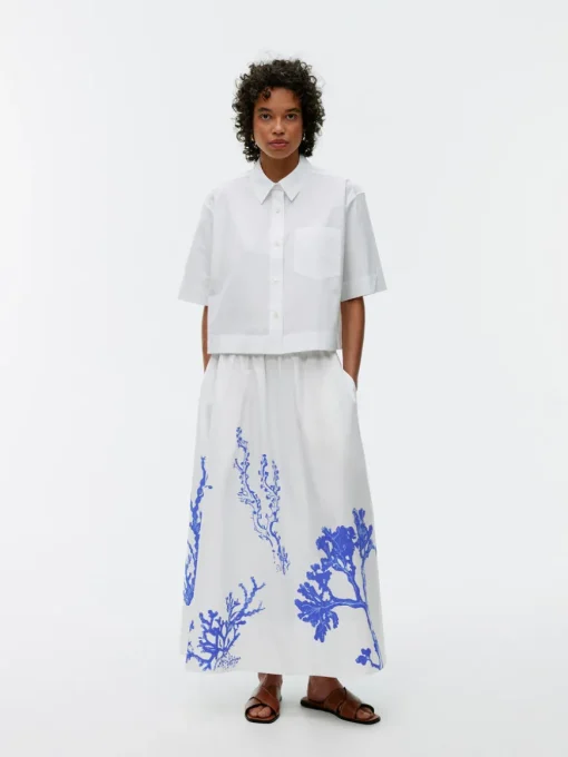 Midi Cotton Skirt