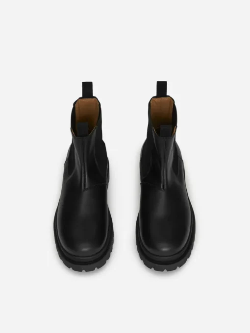 Mudguard Leather Chelsea Boots