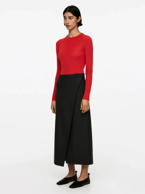 Pencil Wrap Skirt