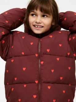 Print Puffer Jacket