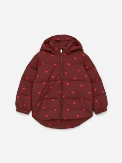 Print Puffer Jacket