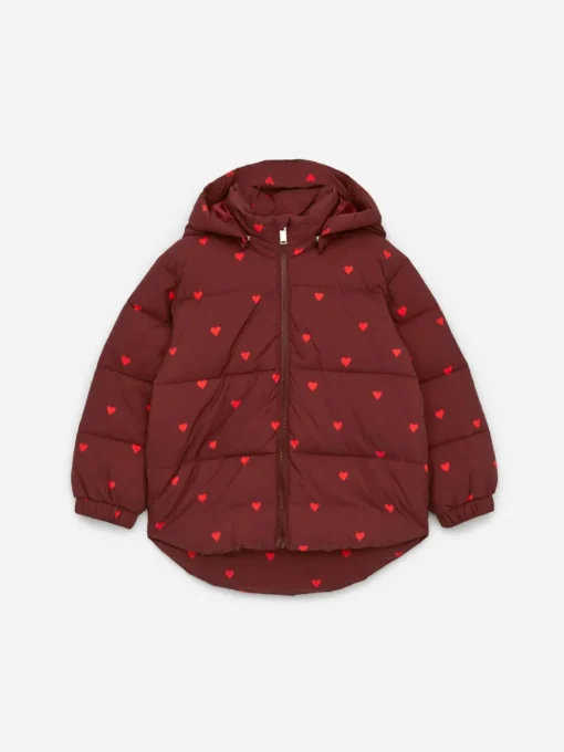 Print Puffer Jacket