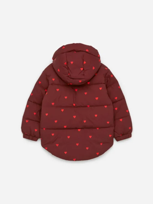 Print Puffer Jacket
